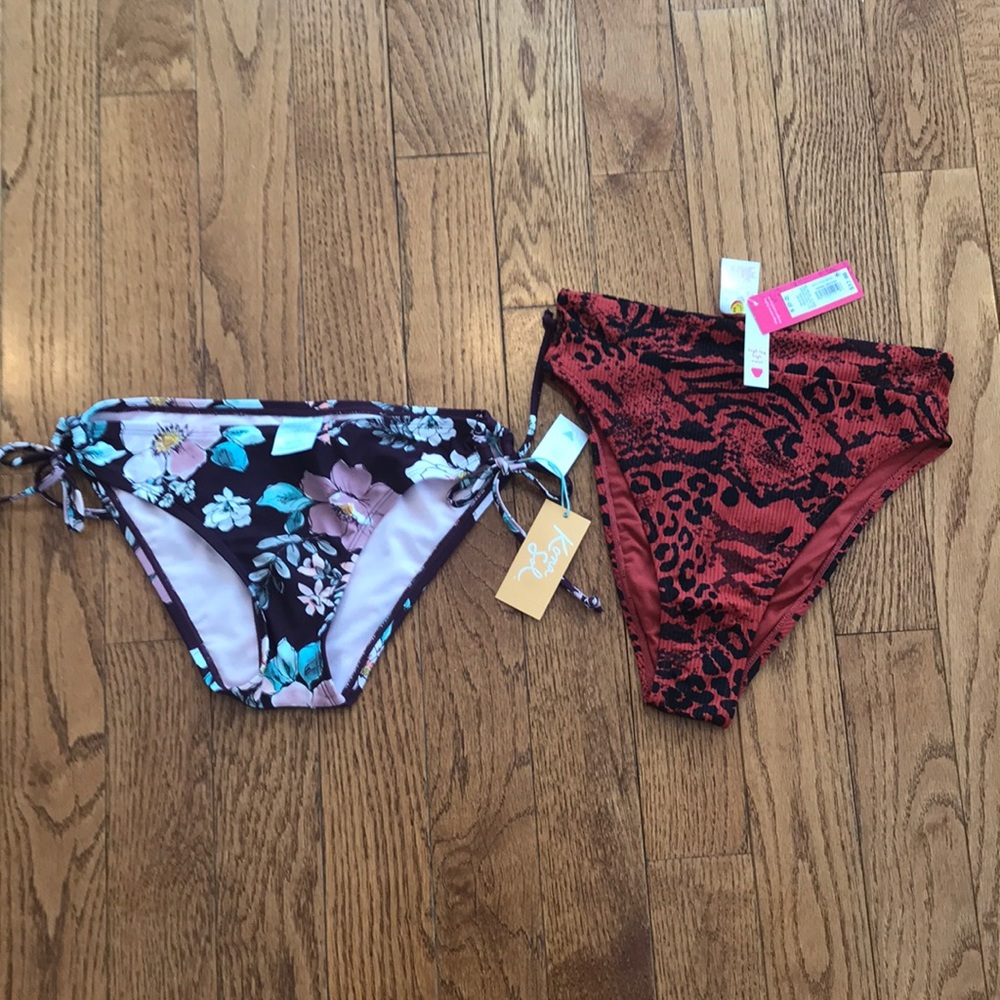 NWT’s Bundle of 2 Women’s Bikini Bottoms